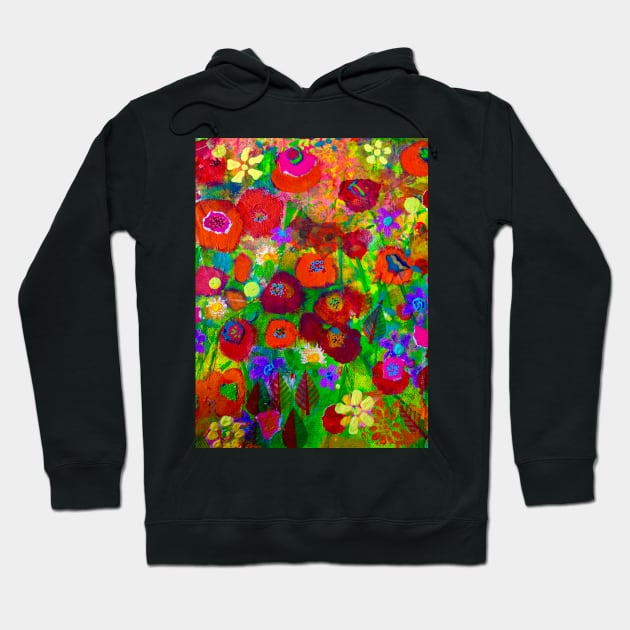 Wildflower Spectacular Hoodie by AmandaSlaterArt